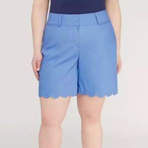 Lane Bryant The Allie Modern Stretch Scalloped Hem Shorts casual Size 16